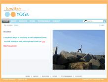 Tablet Screenshot of longbodyyoga.com
